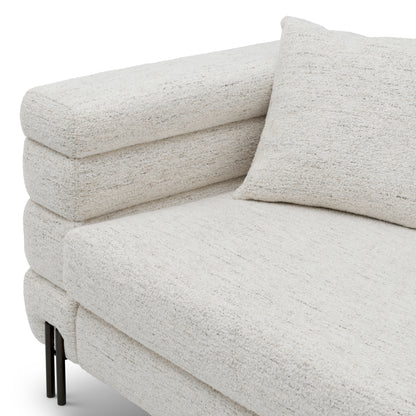 Eichholtz York Sofa, Small, Seashell Off-white, Bronze Legs (A119092)