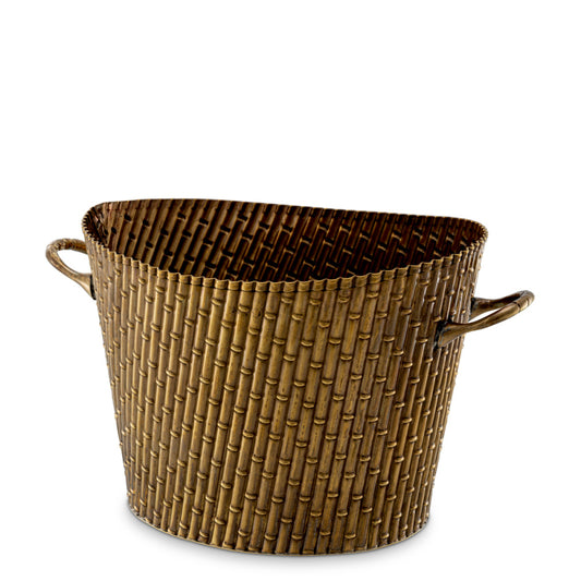 Eichholtz Barletta Wine Cooler, Small, Vintage Brass (119096)