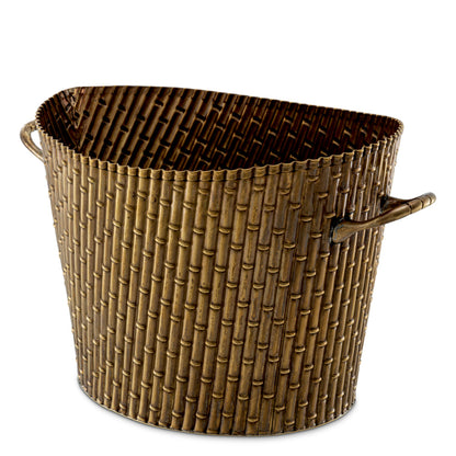 Eichholtz Barletta Wine Cooler, Small, Vintage Brass (119096)