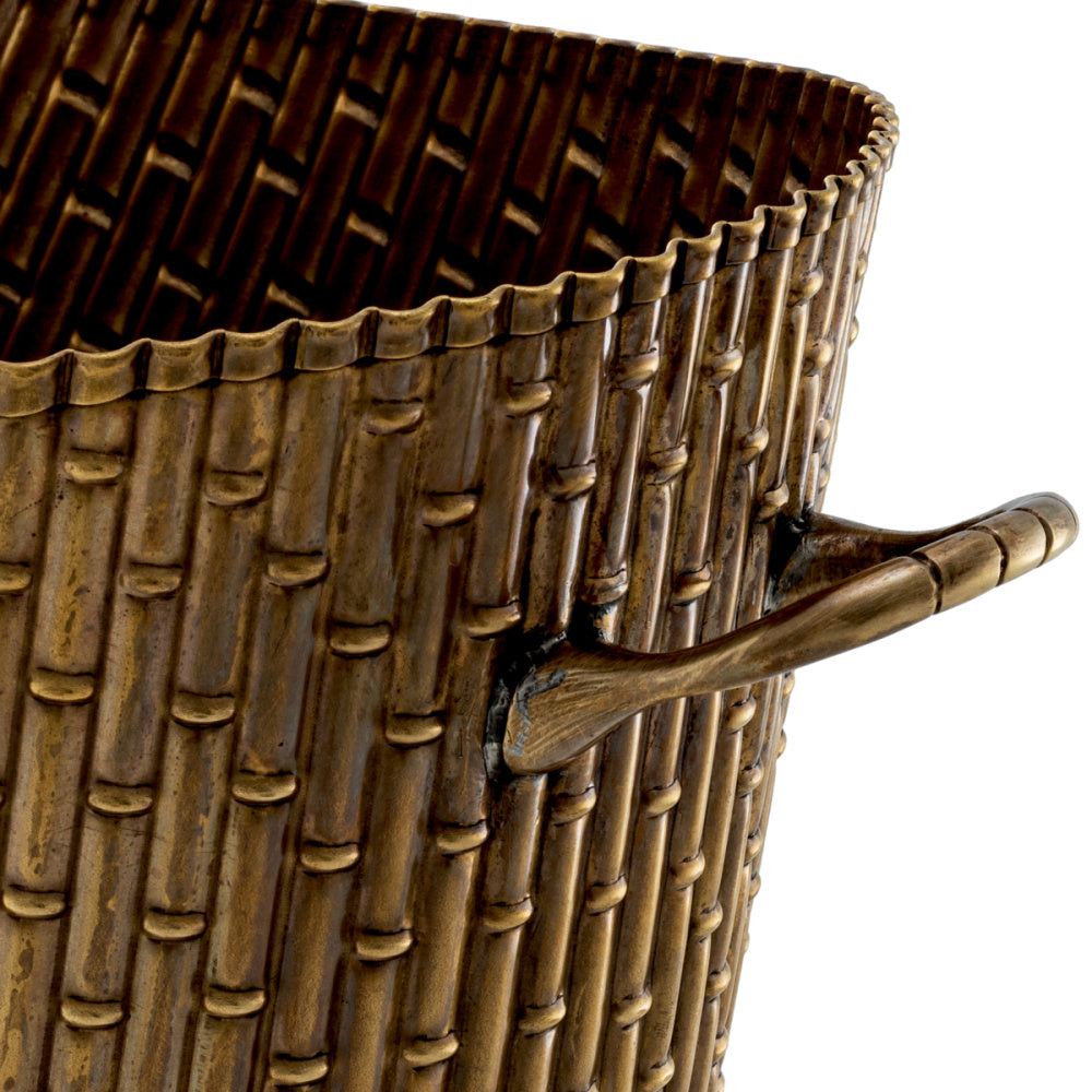 Eichholtz Barletta Wine Cooler, Small, Vintage Brass (119096)