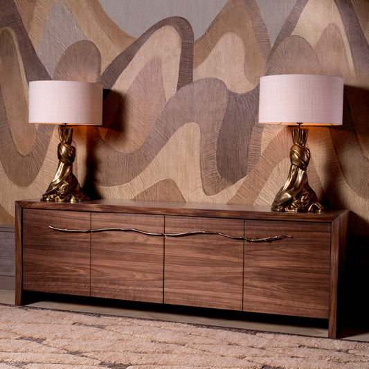 Eichholtz Charford Dresser, Walnut Veneer, Medium Bronze (119133)
