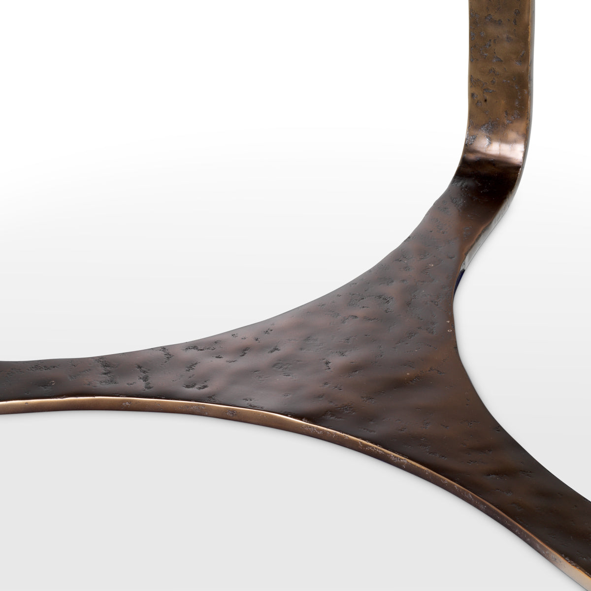 Eichholtz Cambronne Dining Table, Mocha Oak Veneer, Bronze (119135)