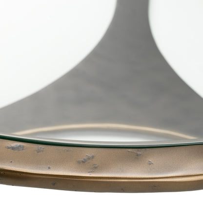 Eichholtz Cambronne Coffee Table, Bronze, Clear Glass Top (119143)