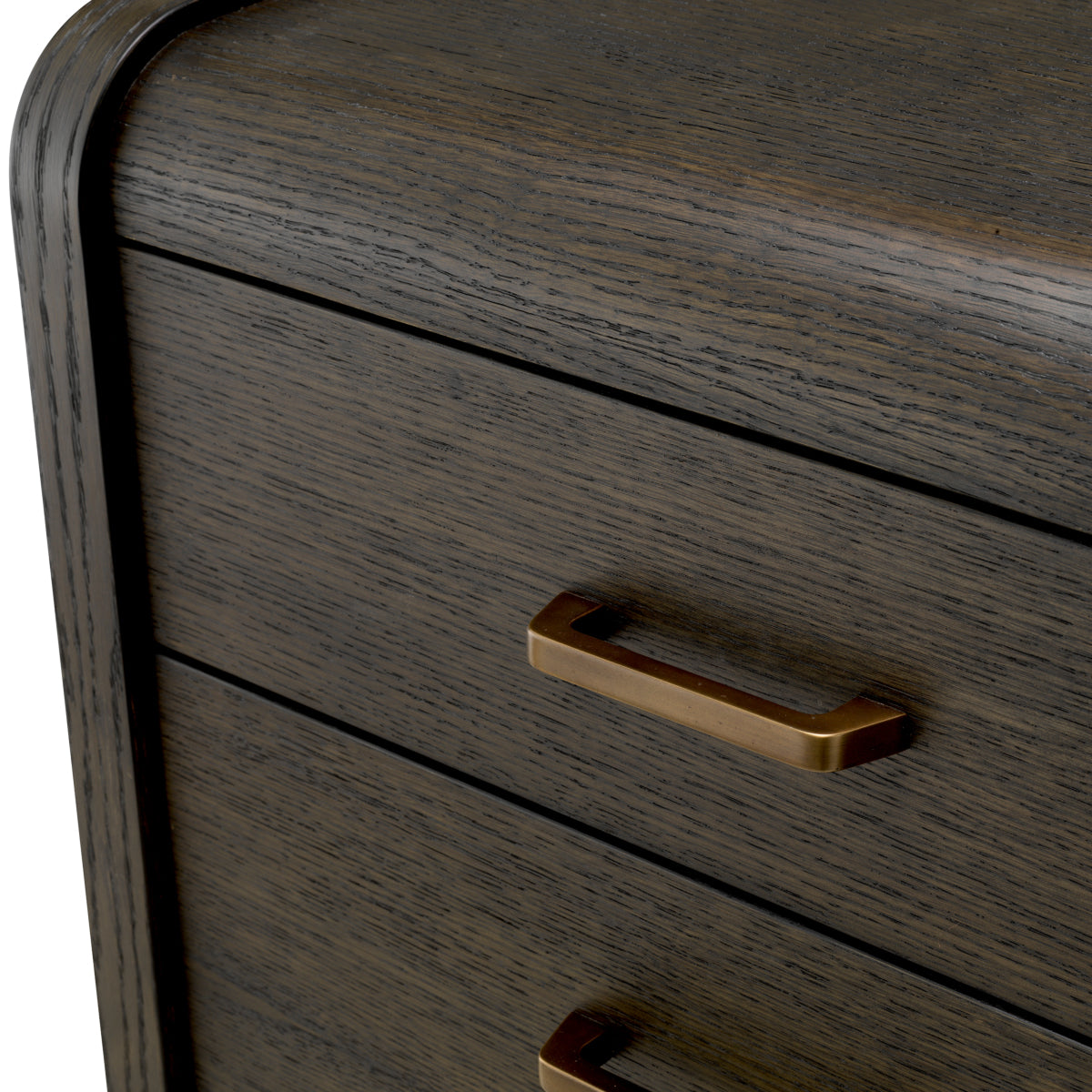 Eichholtz Joane Nightstand, Mocha Oak Veneer, Medium Bronze (119144)