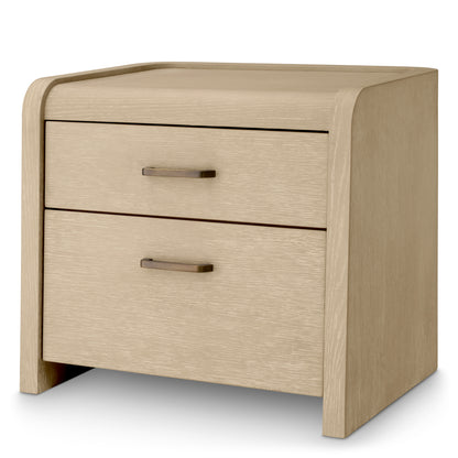 Eichholtz Joane Nightstand, Washed Oak Veneer, Medium Bronze (119145)