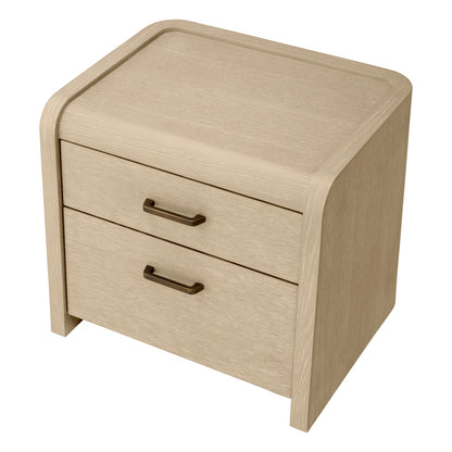 Eichholtz Joane Nightstand, Washed Oak Veneer, Medium Bronze (119145)