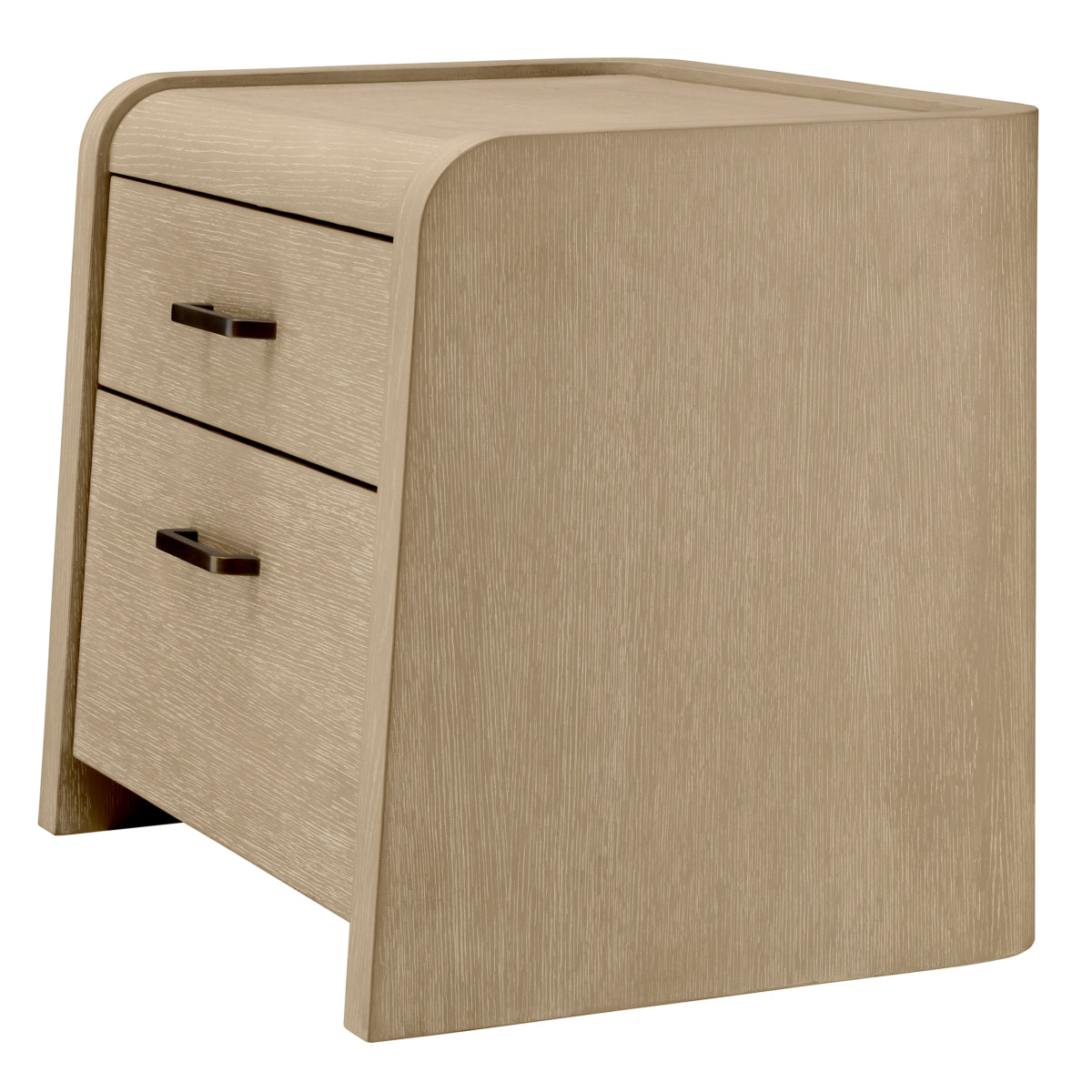 Eichholtz Joane Nightstand, Washed Oak Veneer, Medium Bronze (119145)