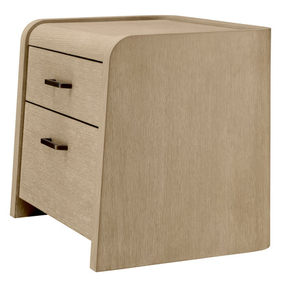 Eichholtz Joane Nightstand, Washed Oak Veneer, Medium Bronze (119145)