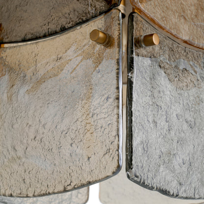 Eichholtz Laurent Chandelier, Antique Brass, Handmade Glass (119177UL)