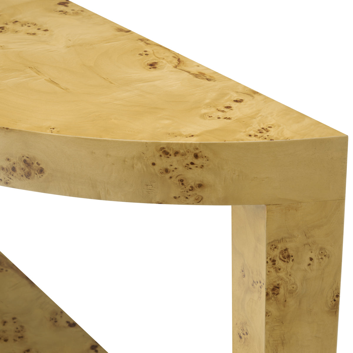 Eichholtz Raphael Console Table, Mappa Burl Veneer (119181)
