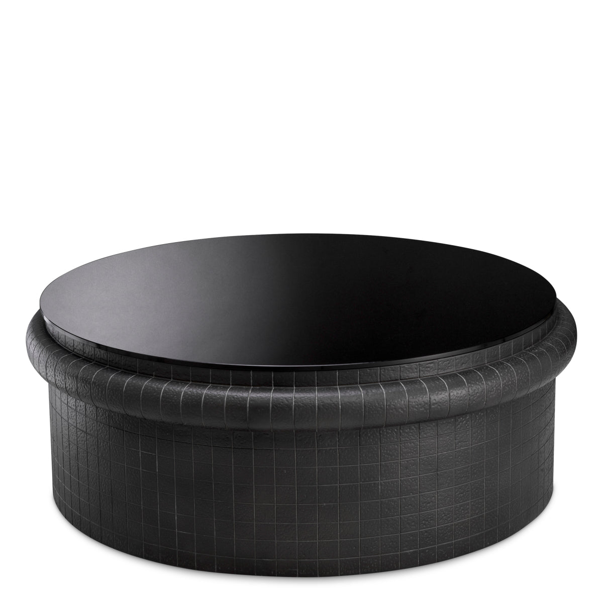 Eichholtz Tortugo Coffee Table, Black, Black Glass (119197)