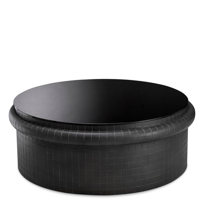 Eichholtz Tortugo Coffee Table, Black, Black Glass (119197)