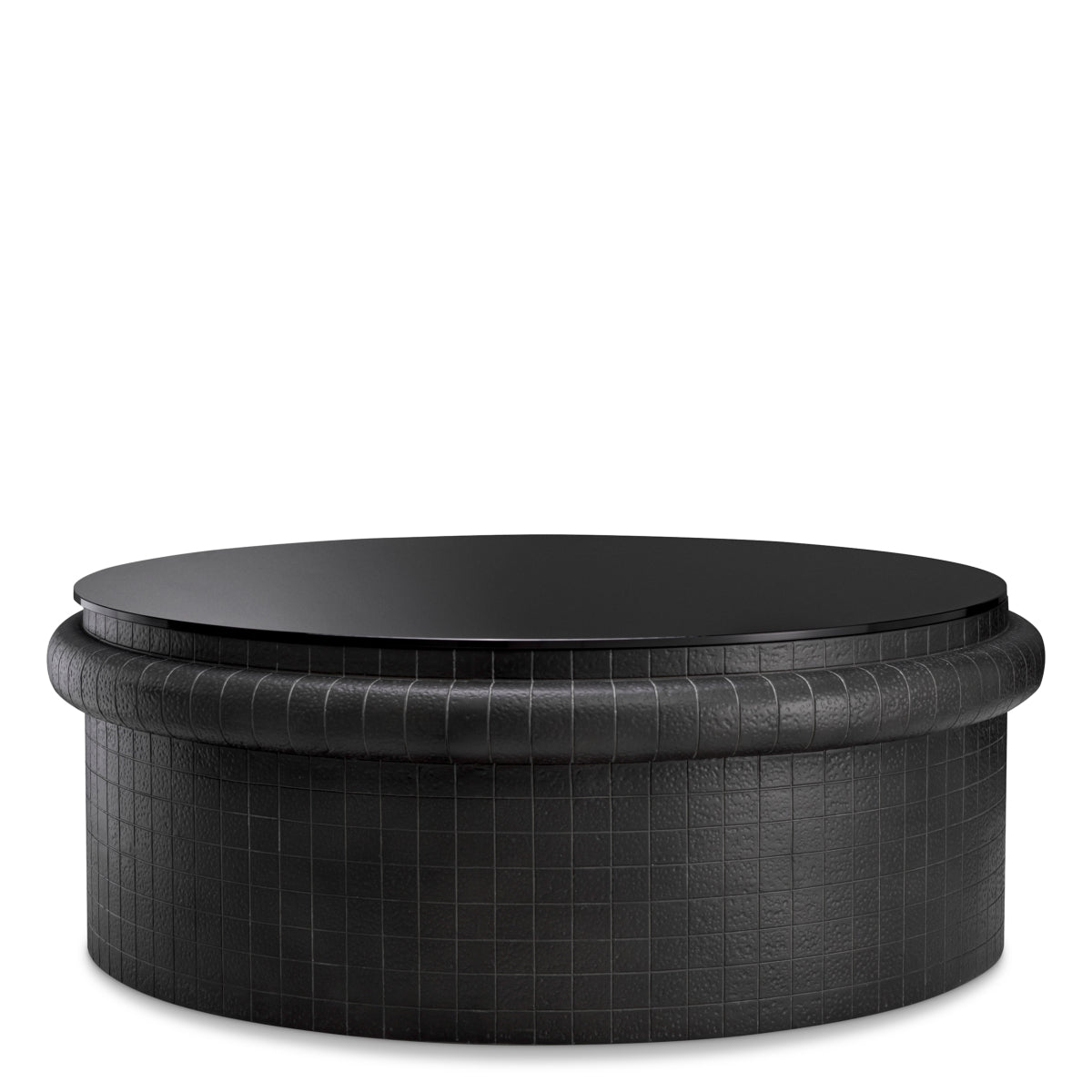 Eichholtz Tortugo Coffee Table, Black, Black Glass (119197)