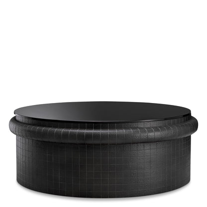 Eichholtz Tortugo Coffee Table, Black, Black Glass (119197)