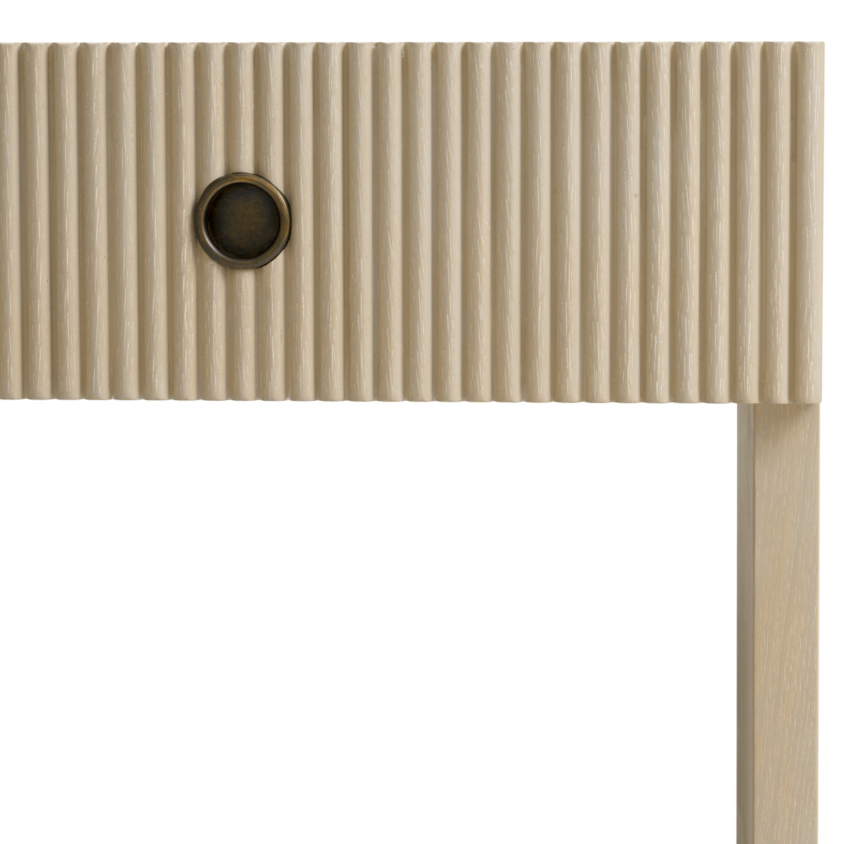 Eichholtz Dimitrios Nightstand, Washed Oak Veneer, Bronze (119214)