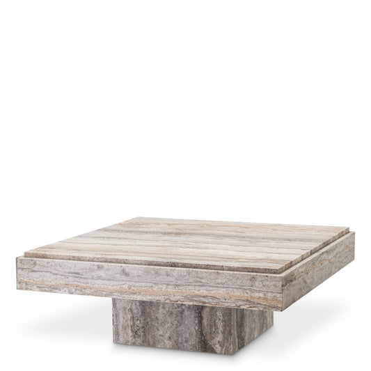 Eichholtz Sartoria Coffee Table, Silver Travertine (119215)