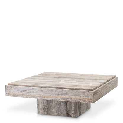 Sartoria Coffee Table Silver Travertine