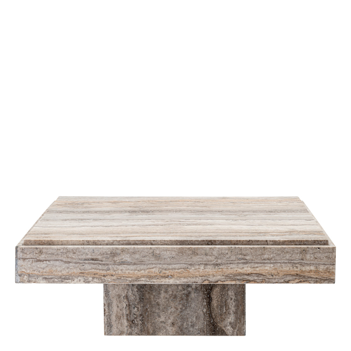 Sartoria Coffee Table Silver Travertine