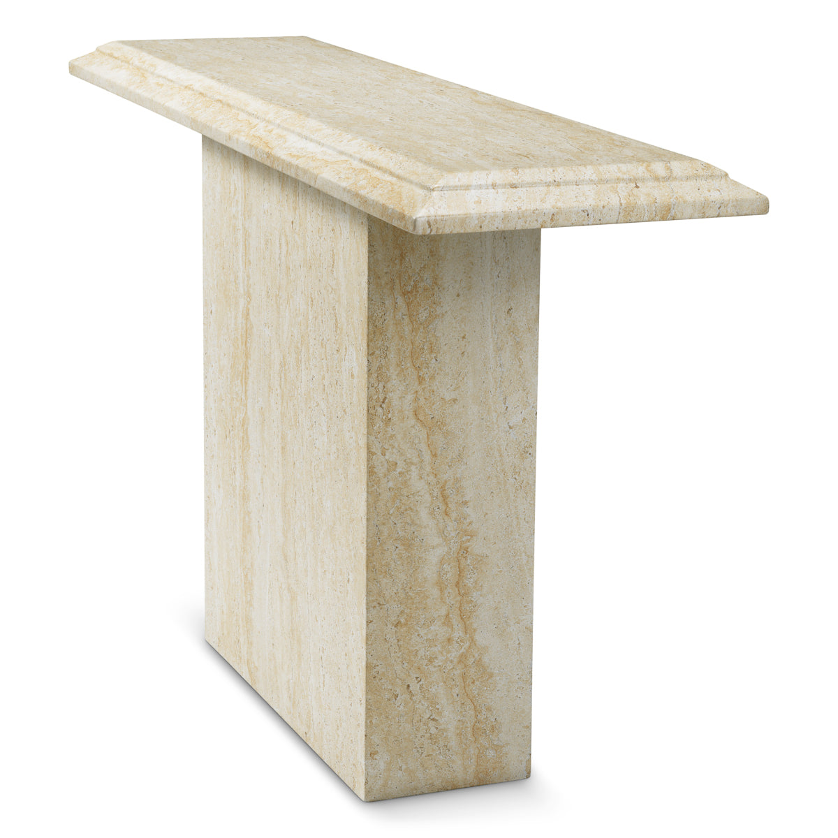 Eichholtz Charles Outdoor Console Table, Faux Travertine (119220)