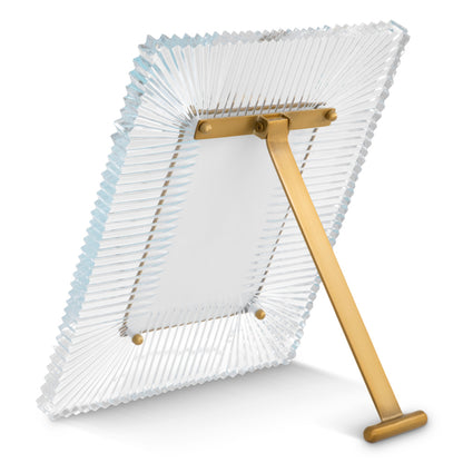 Eichholtz Camille Picture Frame, Clear Glass, Antique Brass (119224)