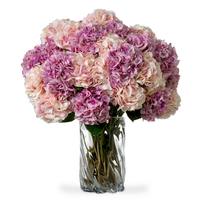 Eichholtz of Hydrangeas Bouquet, Pink Tones Real Touch 48 Pcs/2varieties (119281)