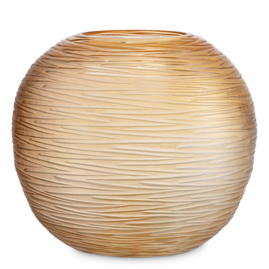 Eichholtz Alessio Vase, Small, Peach Glass (119306)
