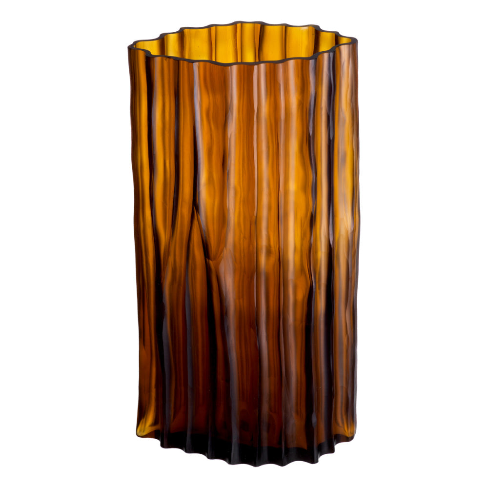 Eichholtz Vivente Vase, Large, Amber Glass (119313)