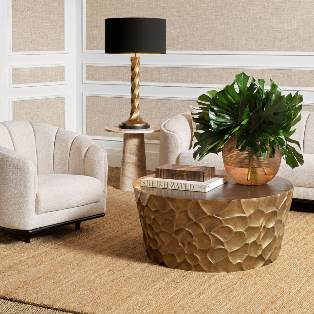 Eichholtz Fiorentino Coffee Table, Vintage Brass (119330)