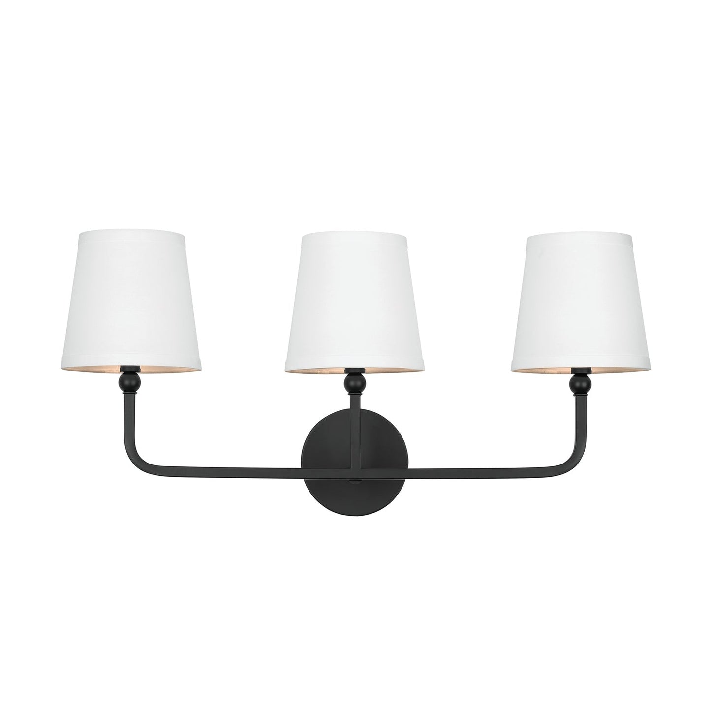 Capital Dawson Vanity Light Matte Black