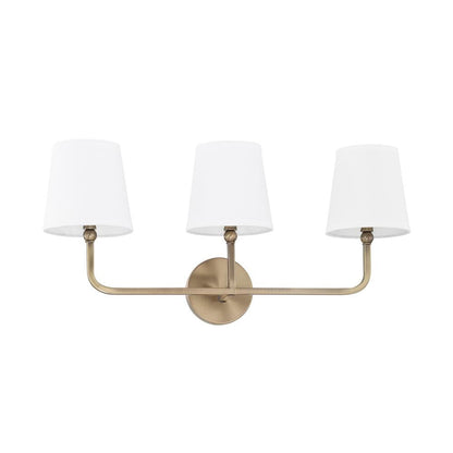 Capital Dawson Vanity Light Aged Brass