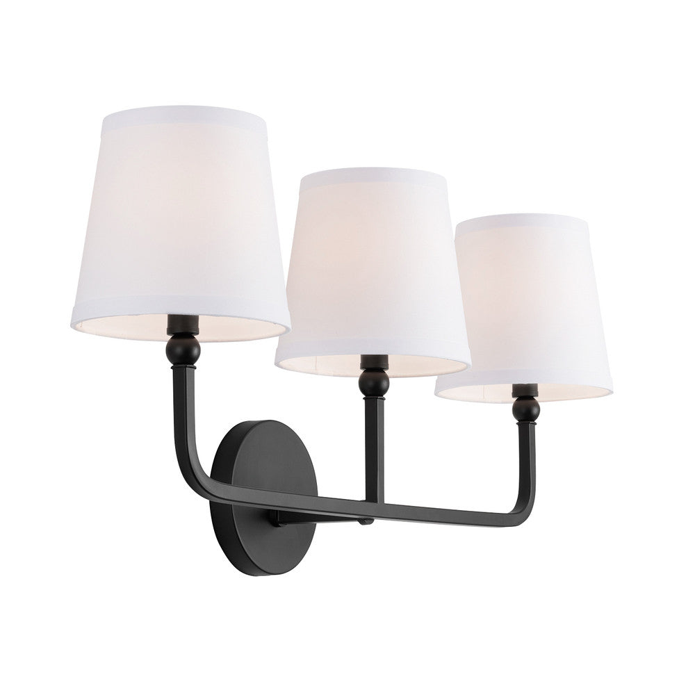 Capital Dawson Vanity Light Matte Black