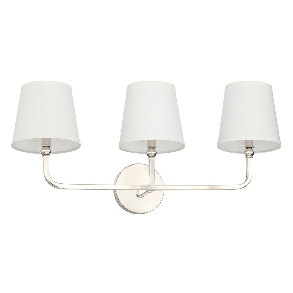 Capital Dawson Vanity Light Polished Nickel