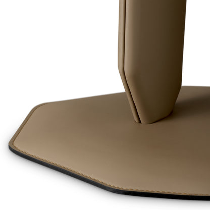Eichholtz Maurizio Side Table, Faux Leather Brown (119338)