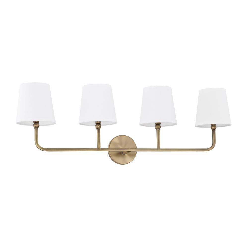 Capital Dawson Vanity Light Aged Brass