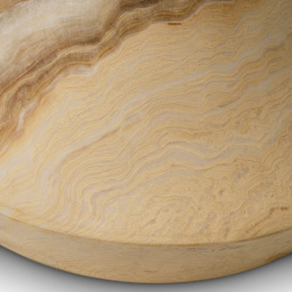 Eichholtz Puglia Side Table, Onyx, Grey Marble, Bronze, Mocha (119346)