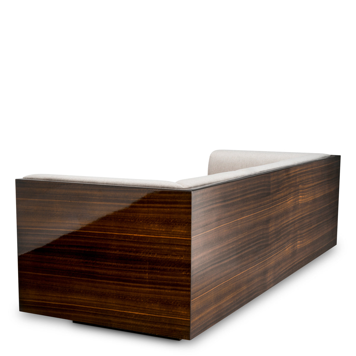 Eichholtz Sebastian Sofa, High Gloss Eucalyptus Veneer, Loki Natural (119412)