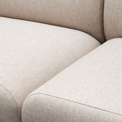 Eichholtz Sebastian Sofa, High Gloss Eucalyptus Veneer, Loki Natural (119412)