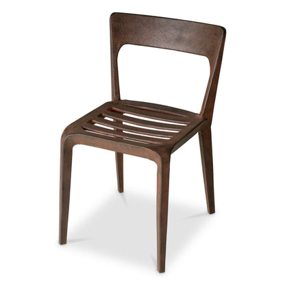 Eichholtz Quentin Dining chair, Recycled Aluminium, Oxidized Look (119416)