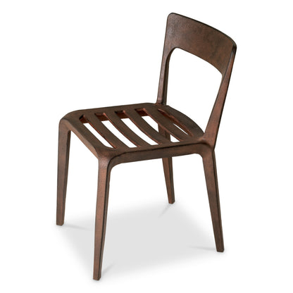 Eichholtz Quentin Dining chair, Recycled Aluminium, Oxidized Look (119416)