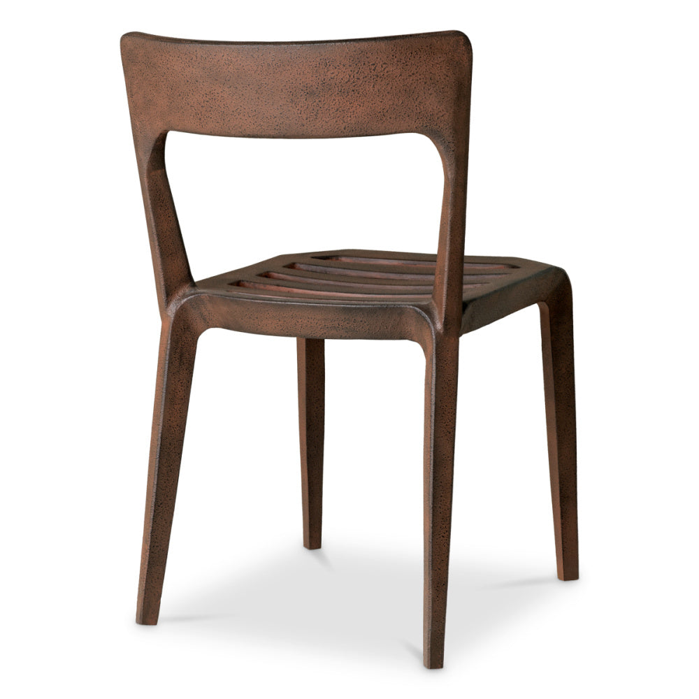 Eichholtz Quentin Dining chair, Recycled Aluminium, Oxidized Look (119416)