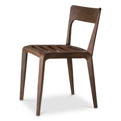 Eichholtz Quentin Dining chair, Recycled Aluminium, Oxidized Look (119416)