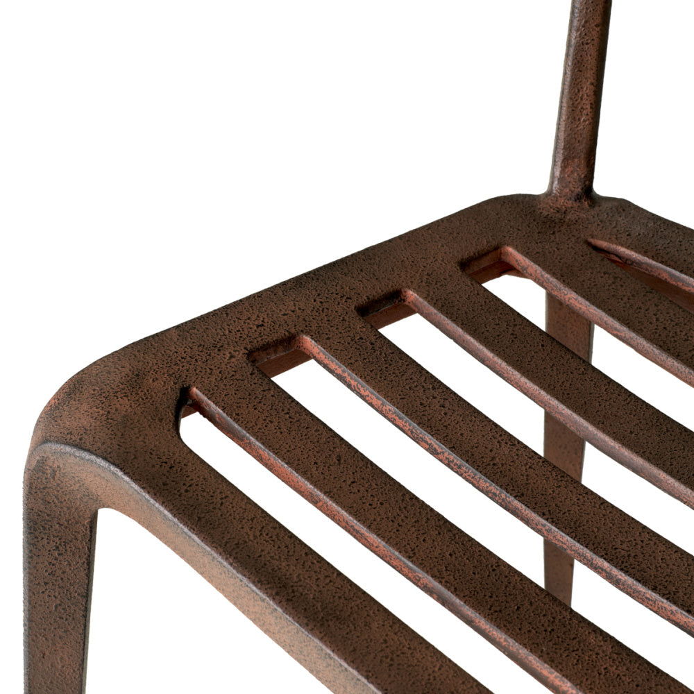 Eichholtz Quentin Dining chair, Recycled Aluminium, Oxidized Look (119416)