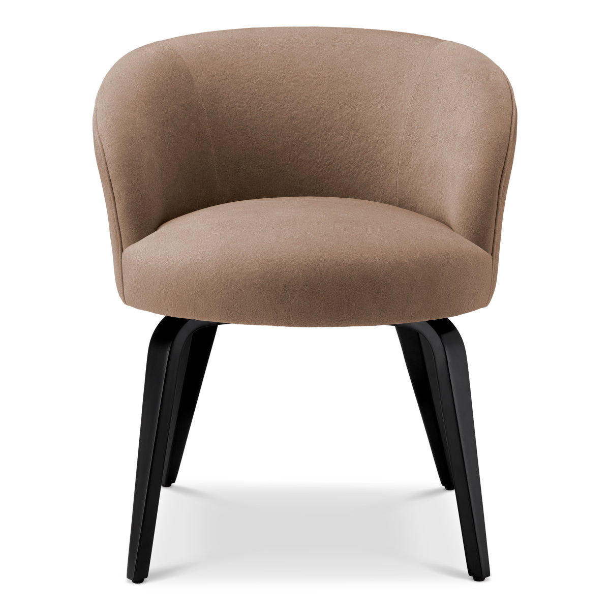 Eichholtz Vichy Dining Chair, Tondro Beige, Black Legs (A119441)