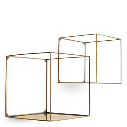 Eichholtz Deco Wall Rack, Vintage Brass (119489)