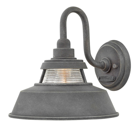 Hinkley Troyer Outdoor Wall Mount Lantern Aged Zinc