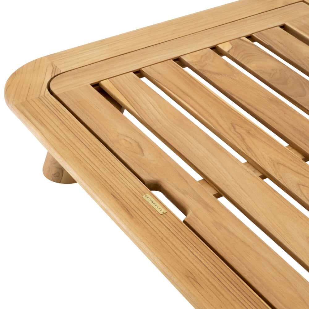 Eichholtz Weston Single Outdoor Daybed, Natural Teak, Viola Sand (119556)