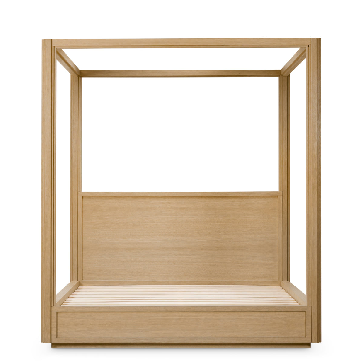 Eichholtz Tribeca Canopy Bed, Natural Oak Veneer (119586)