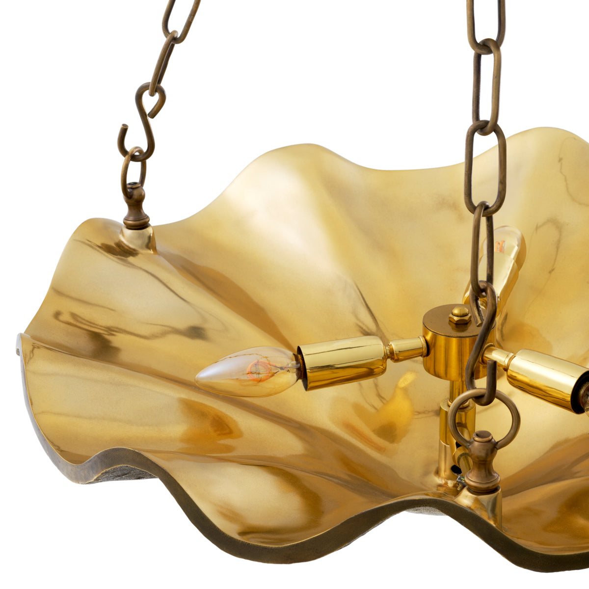 Eichholtz Aurelia Chandelier, Vintage Brass (119625UL)
