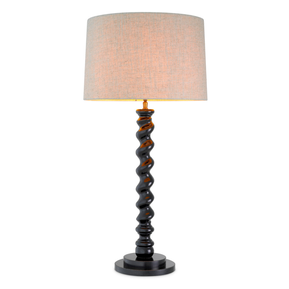 Eichholtz Massimo Table Lamp, Piano Black (119672UL)