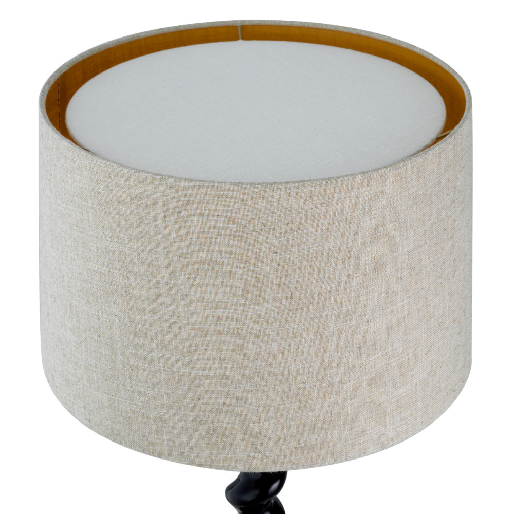 Eichholtz Massimo Table Lamp, Piano Black (119672UL)